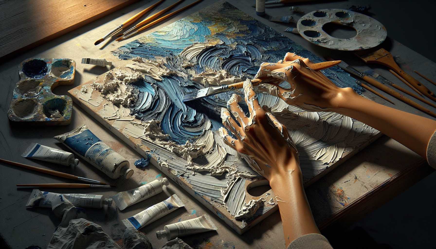 Ein Leitfaden zur Beherrschung der Impasto-Technik: Acrylkunst auf die nächste Stufe bringen