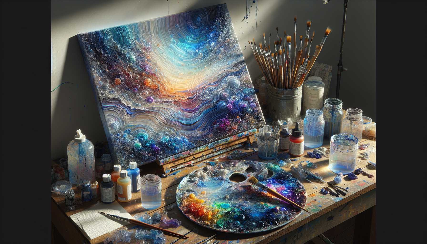 Die Kunst des Acryl-Lasierens: Schritt-für-Schritt-Anleitung zur Schichtmalerei
