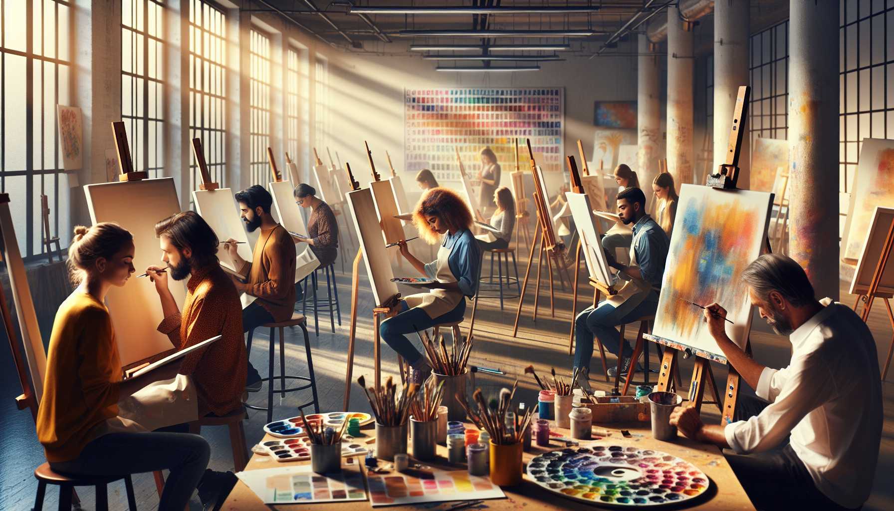 Aufbau Ihres Kunstportfolios: Ein Leitfaden für professionelle Malkurse
