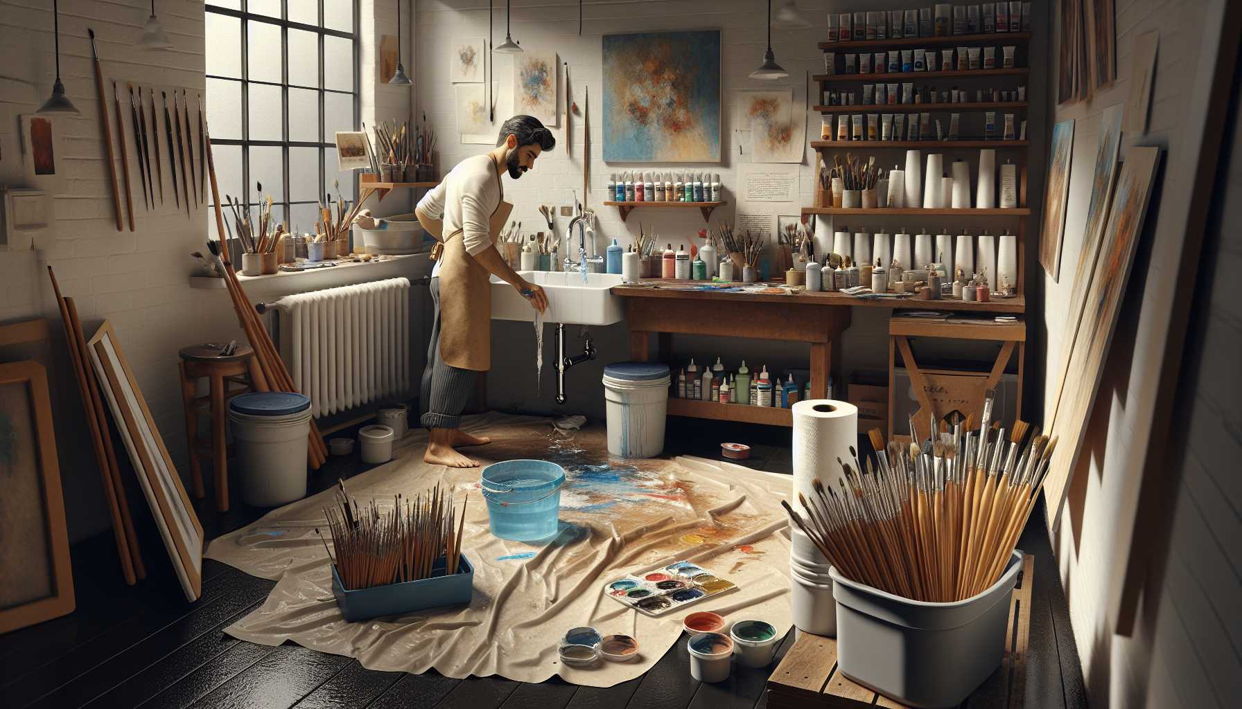 Grundlegender Leitfaden zur Aufräumarbeiten nach dem Malen: Wichtige Tipps für die Atelierwartung