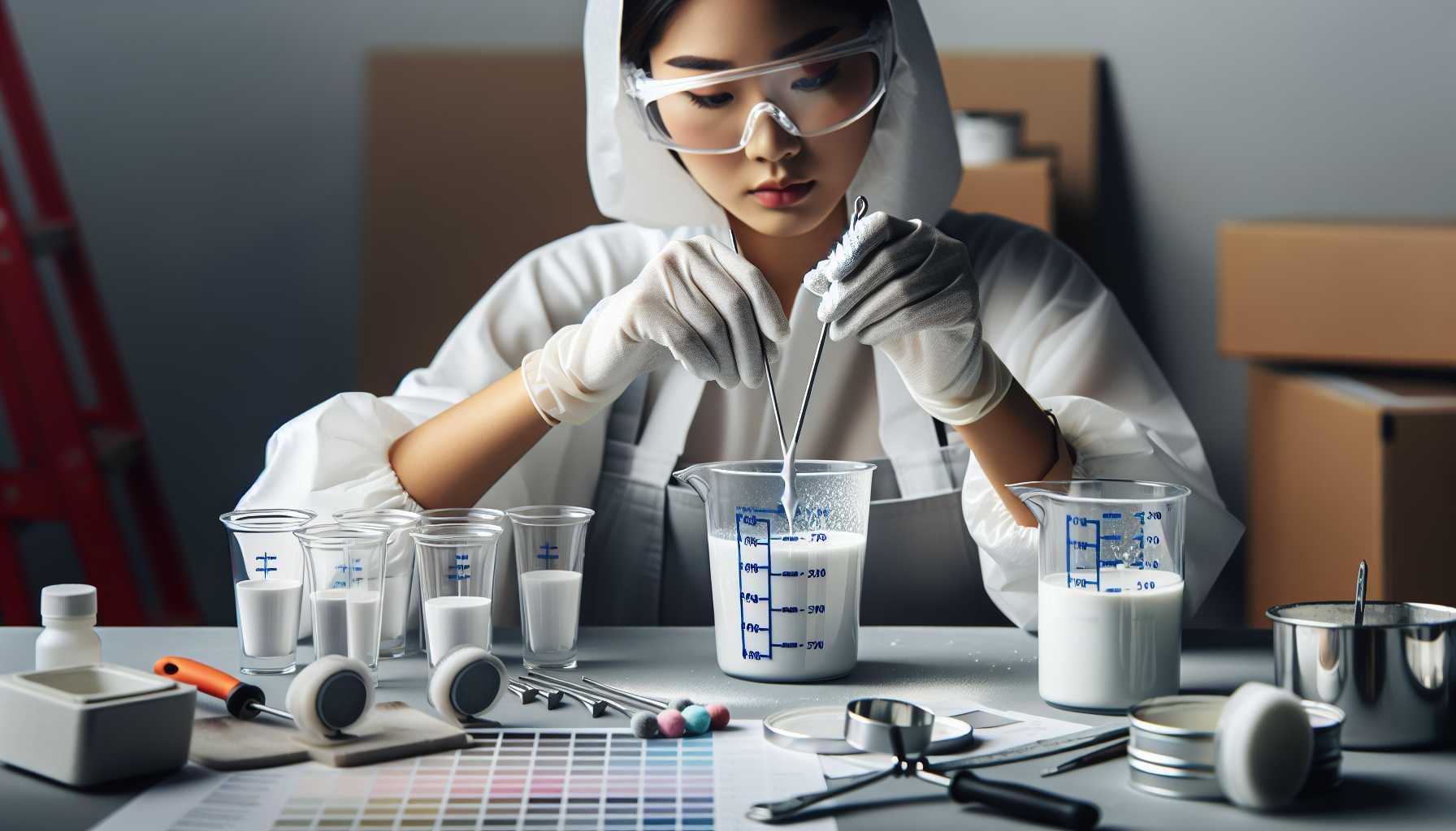 Farb-Katalysator richtig mischen: Der komplette Leitfaden für perfekte Ergebnisse