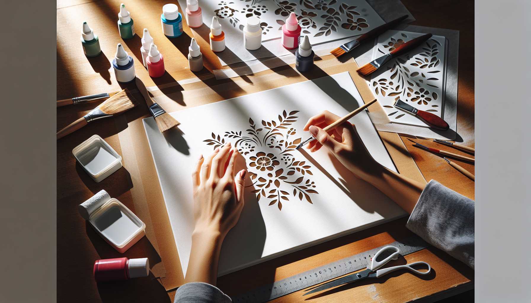 Schablonen-Malen für Anfänger: Kompletter Leitfaden mit Techniken und Tipps