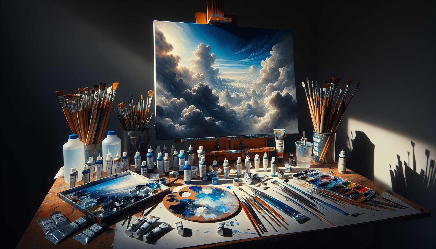 Einfacher Himmel-Mal-Leitfaden: Wolkeneffekte für Anfänger meistern