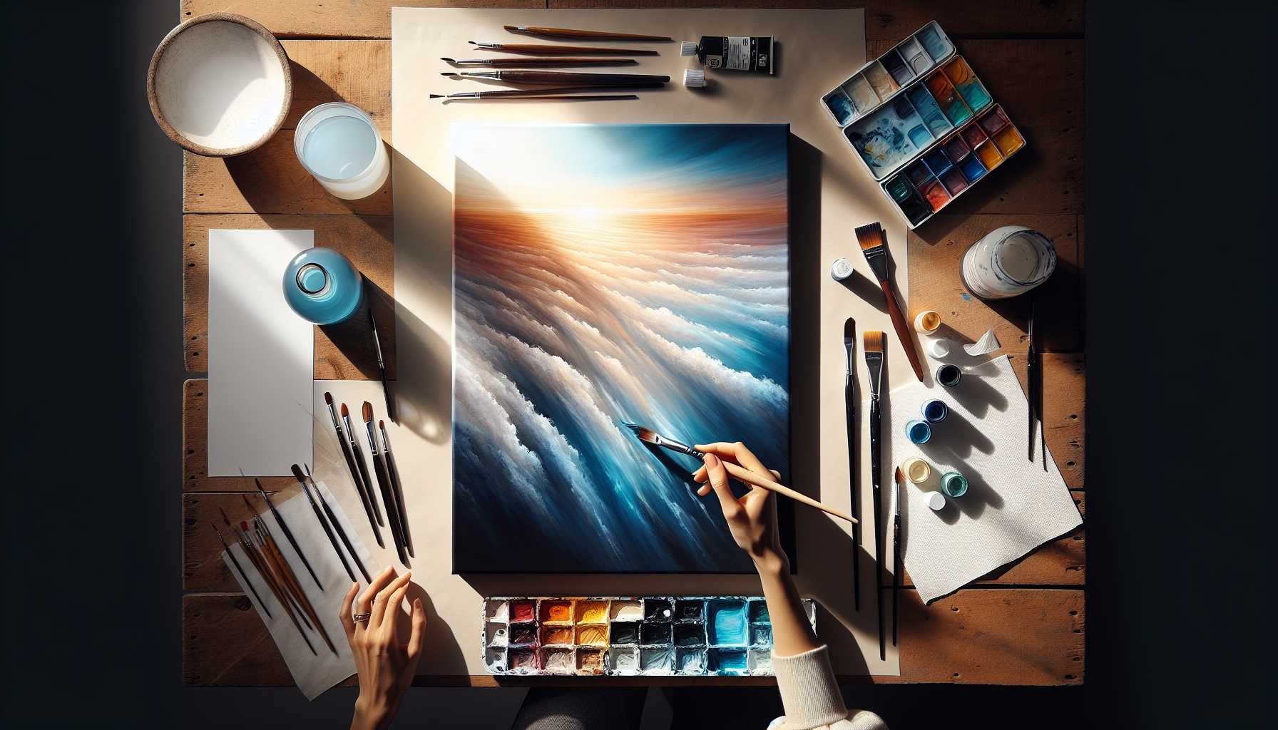 Verlaufs-Malen für Anfänger: Einfache Anleitung zum Farbübergang