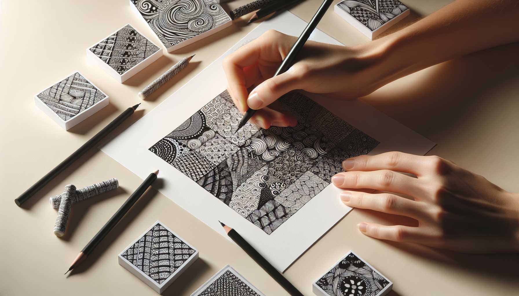 Zentangle-Malerei für Anfänger: Einfache Kunst und Meditation Anleitung 2026