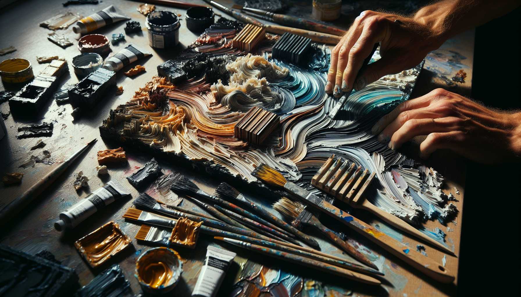 Kunstwerke durch Farbabkratzen auffrischen: Vollständiger Leitfaden zur Texturerstellung