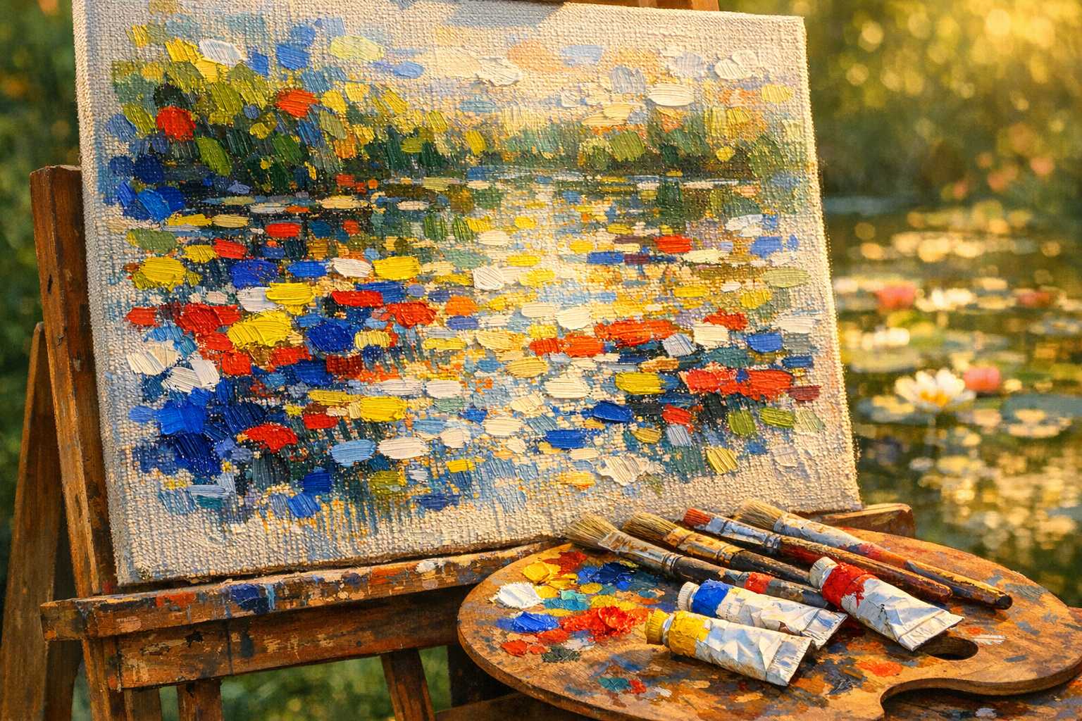Die Gebrochene-Farben-Technik: Ein umfassender Leitfaden zum impressionistischen Malen