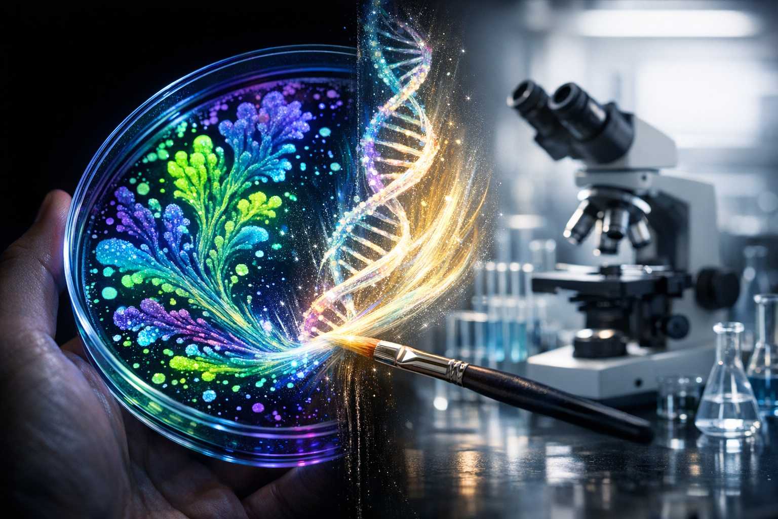 Die Schnittstelle von Wissenschaft und Kunst: Moderne Maltechniken in der Bio-Kunst