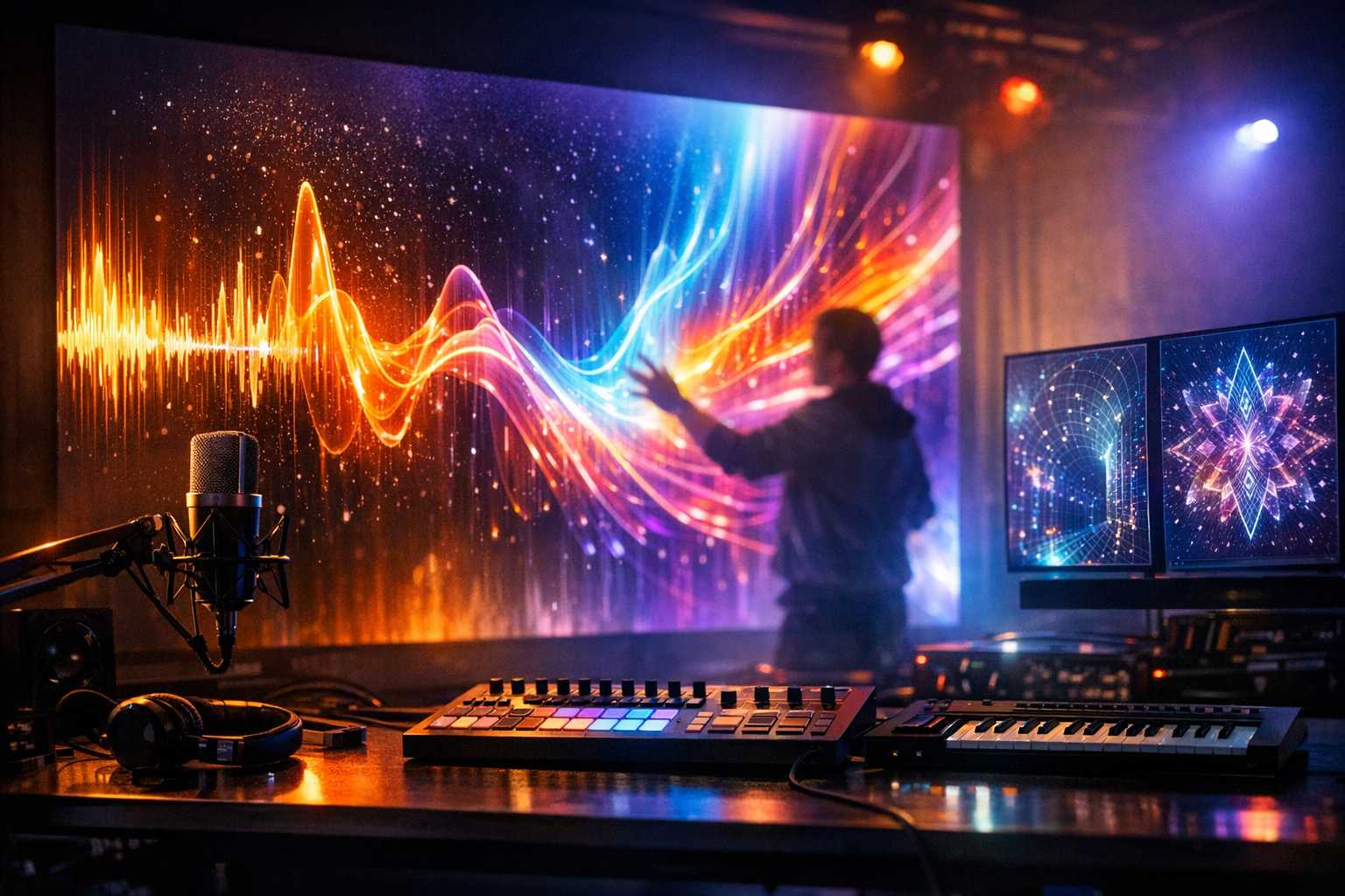 Klangkunst-Malerei: Fortgeschrittene Audiovisuelle Techniken Erkunden