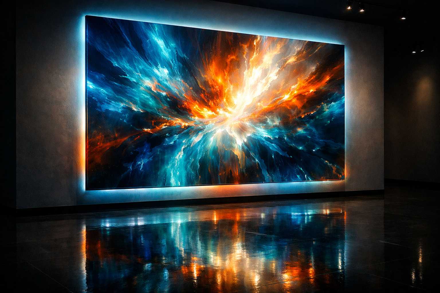 Lichtkunst verstehen: Ein Leitfaden zur zeitgenössischen beleuchteten Malerei