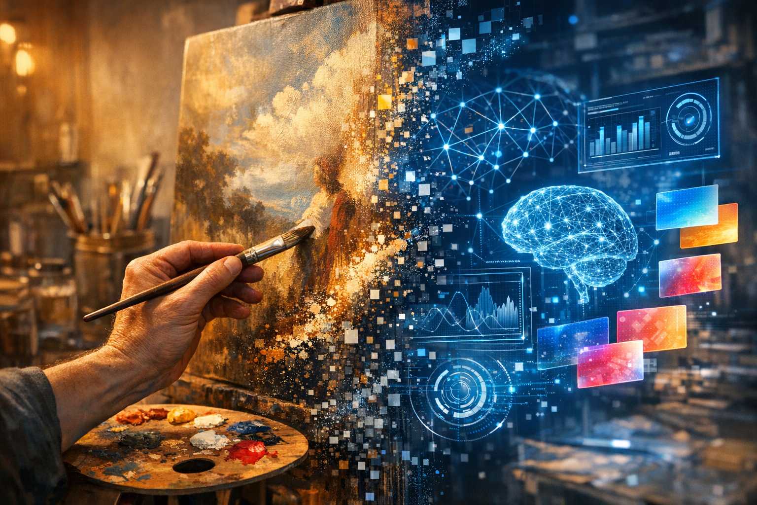KI mit Kunst verbinden: Ein Leitfaden zur zeitgenössischen Maltechnologie