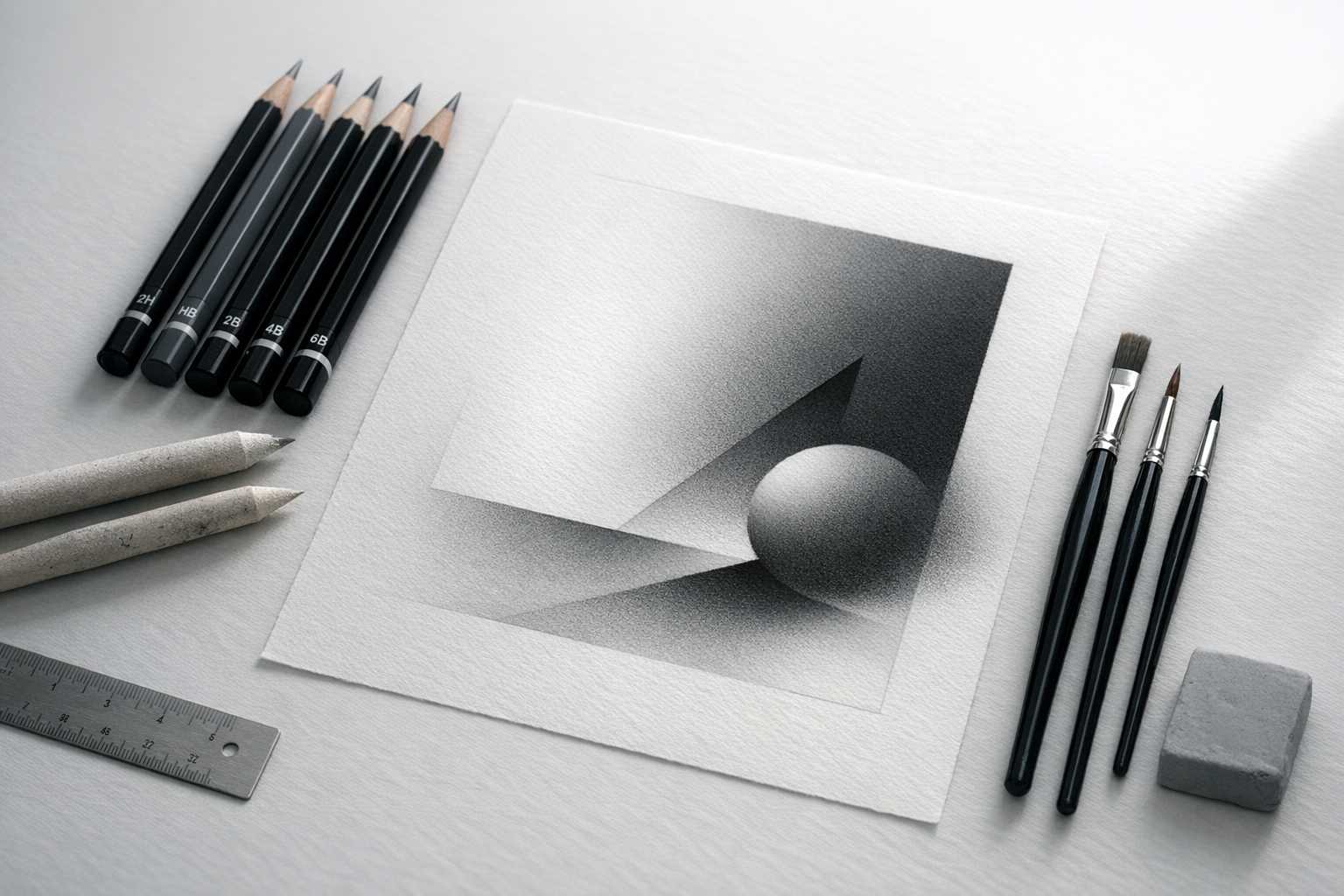 Monochrome Minimalistische Kunst Entmystifiziert: Wesentliche Techniken für 2026