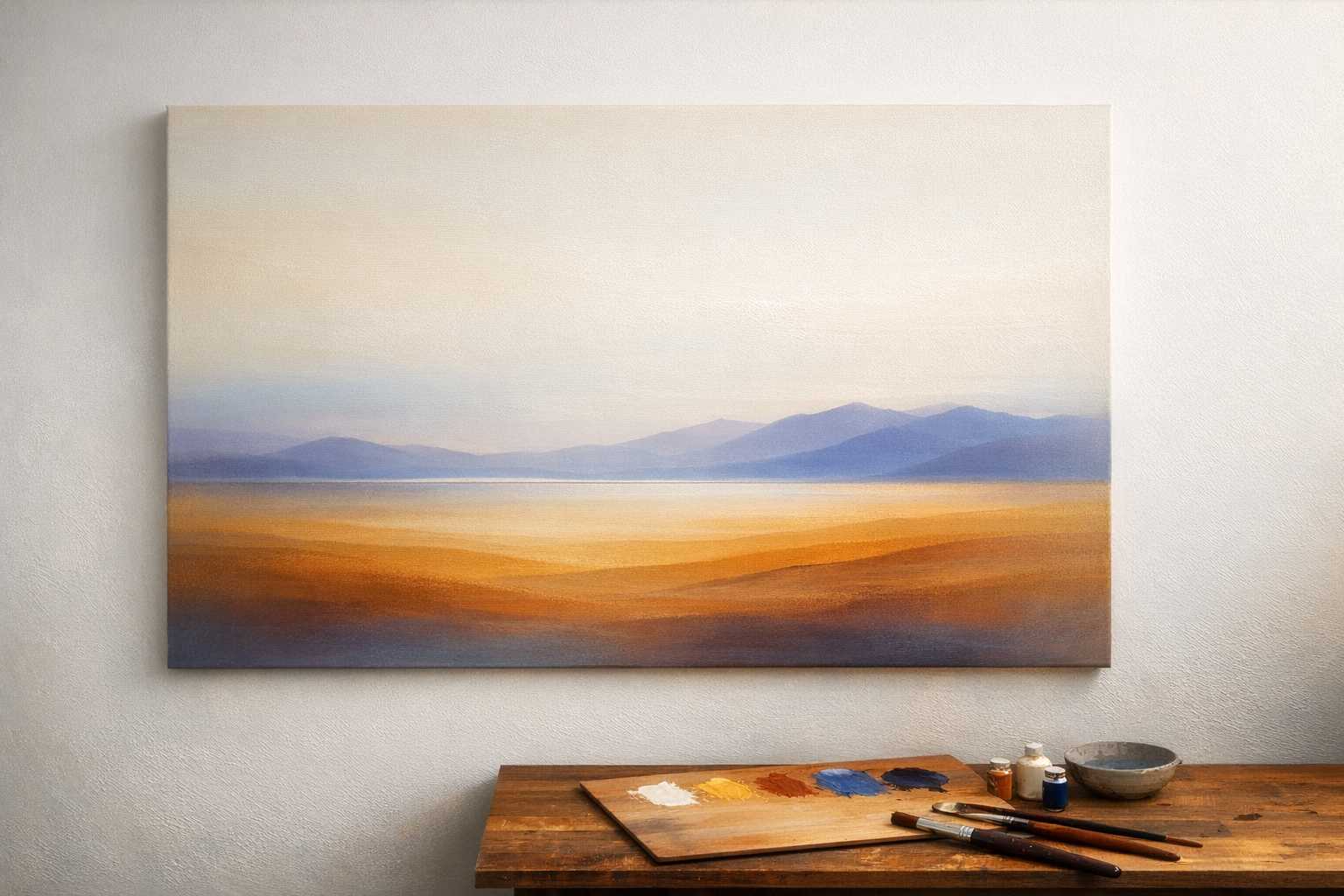 Abstrakte minimalistische Landschaften: Ein umfassender Leitfaden zu unverzichtbaren Techniken
