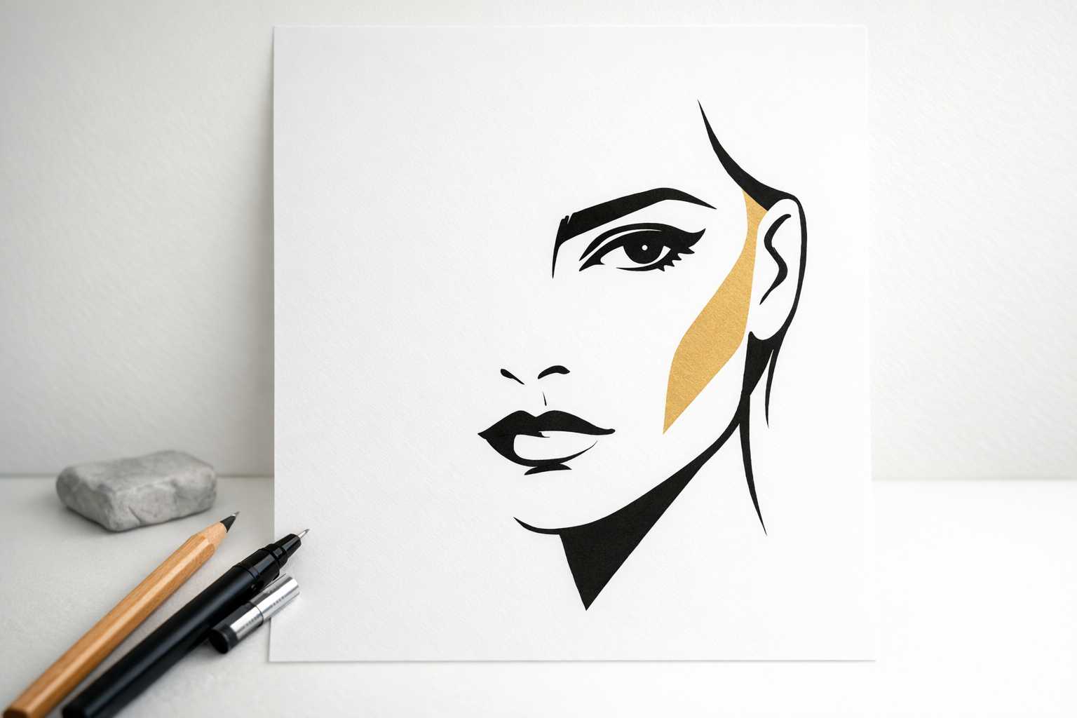 Minimalistische Porträtkunst: Ein vereinfachter Leitfaden für Anfänger