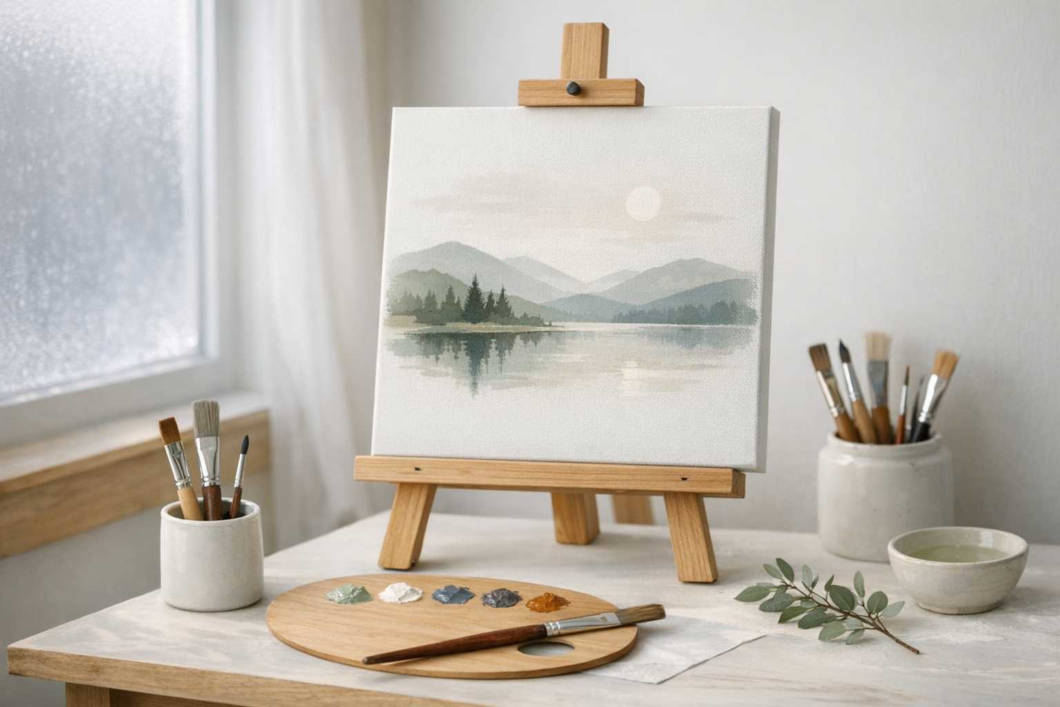 Leitfaden zur nordischen Designmalerei: Skandinavische minimalistische Kunst umarmen