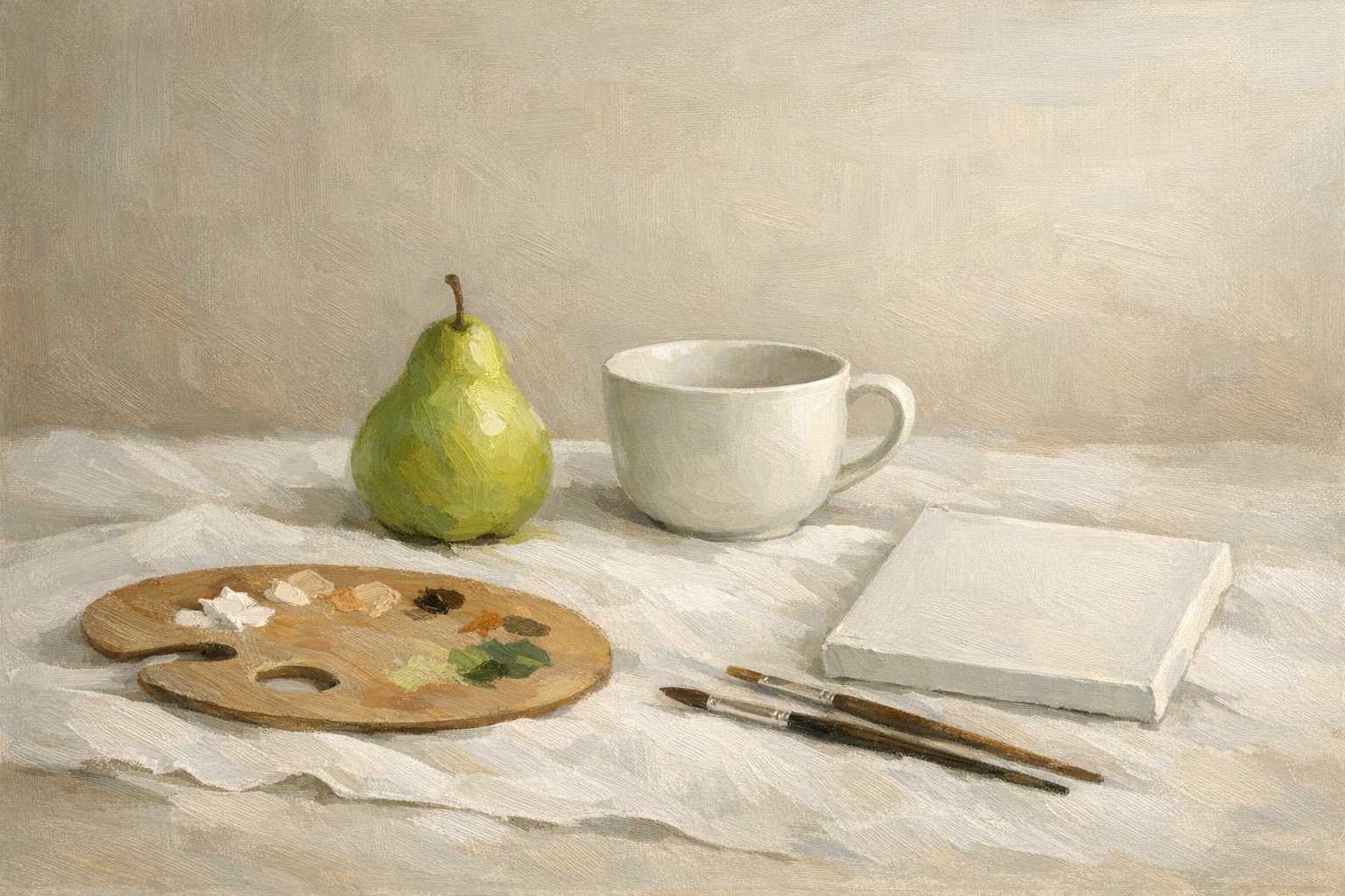 Minimalistische Stillleben malen: Ein Leitfaden für einfache Objekte